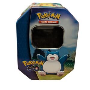 Snorlax Collectible Tin Storage Container Pokemon